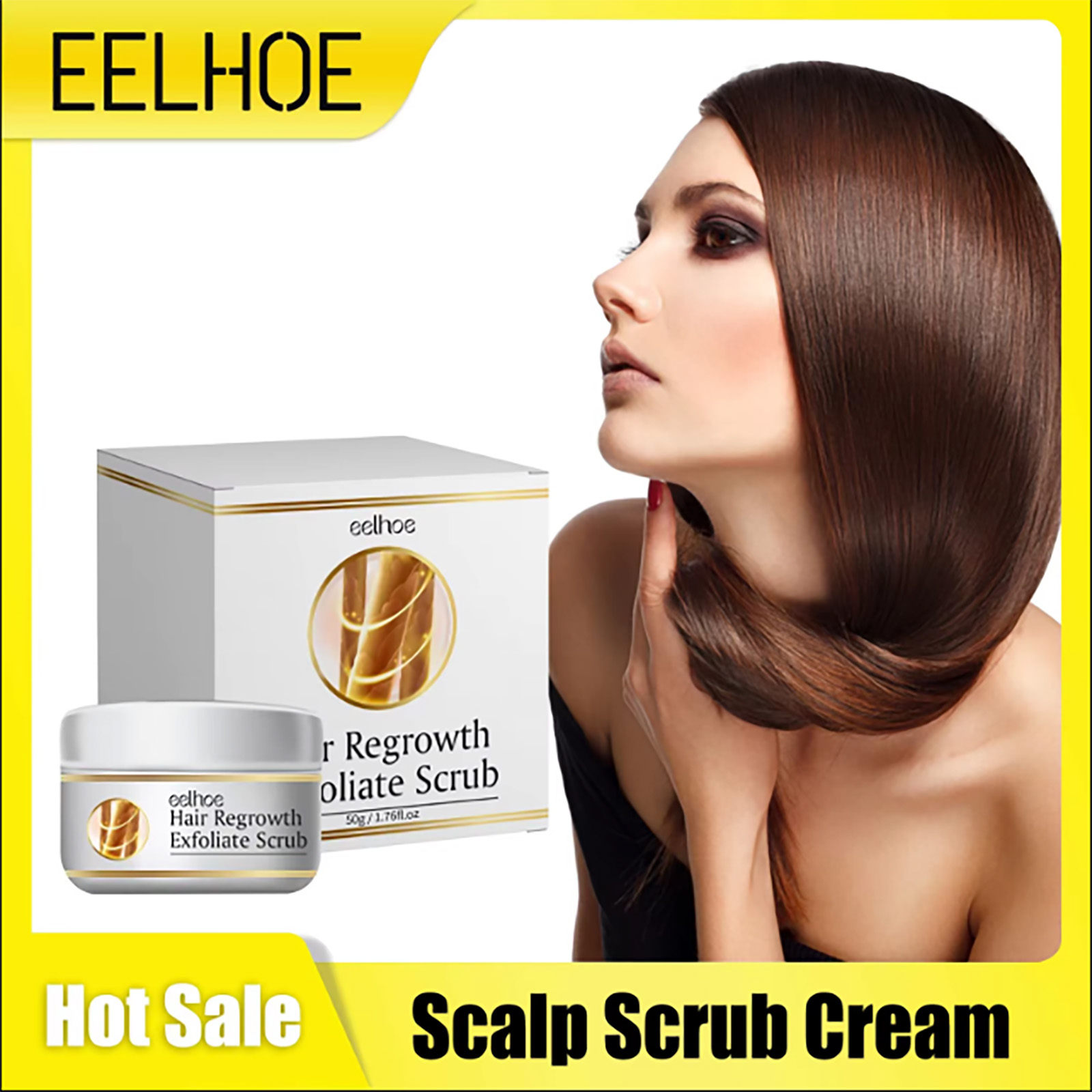 Scalp Scrub Exfoliant - Scalp Scrub Cream Strengthen Root Anti