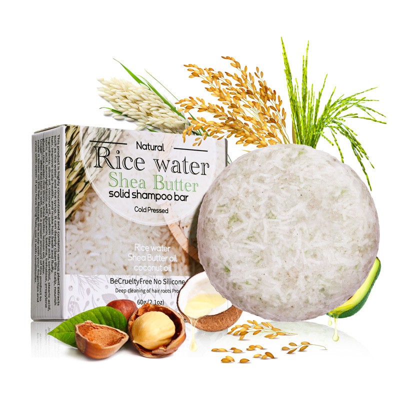 Hair Care Organic - XF 60g Rice Shampoo Bar 100%