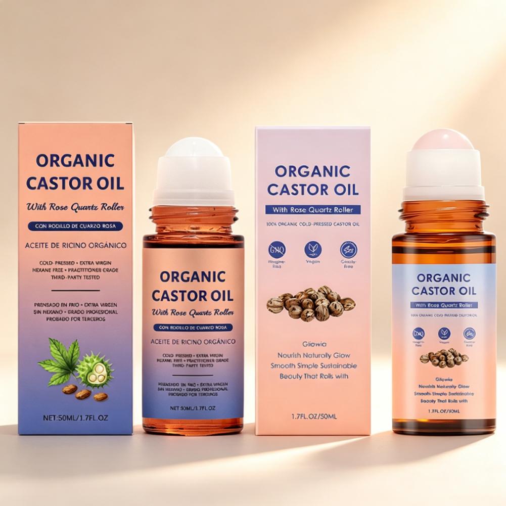 Hair Care Organic - Organic Castor Oil With Rose Quartz