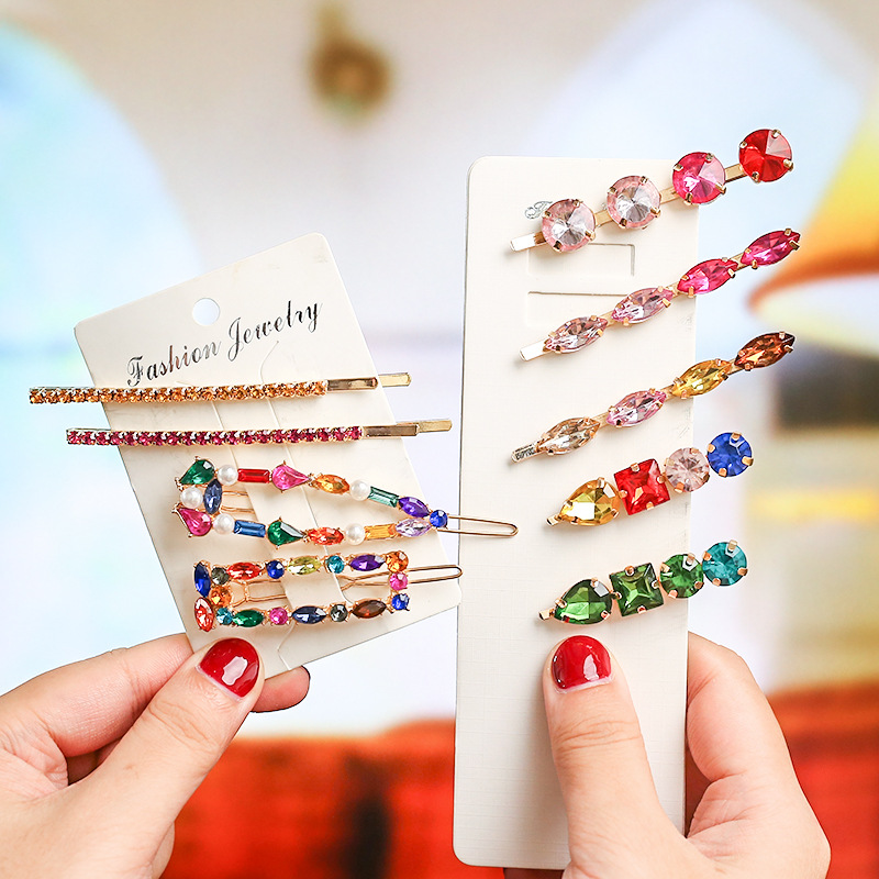 Bobby Pin Bulk - 2020 Mới Nhiều Màu Pha Lê