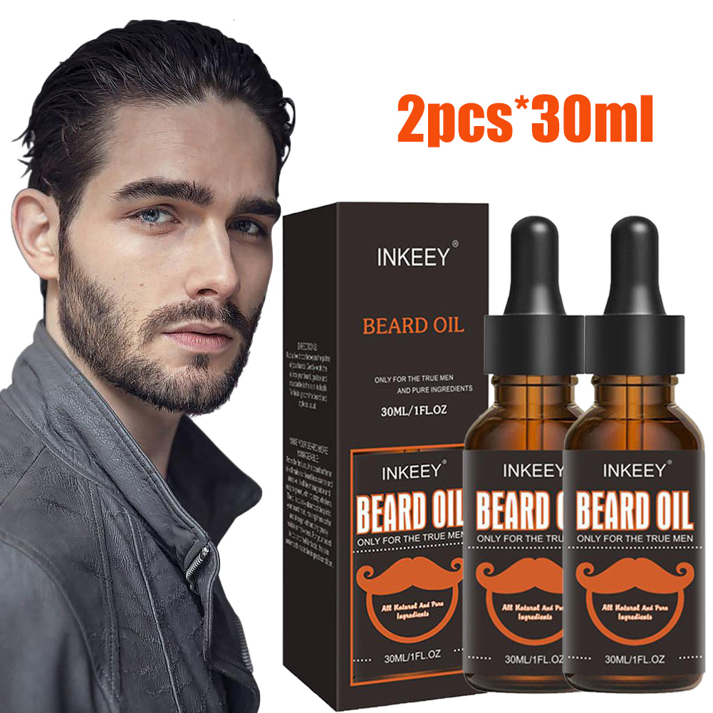 Hair Care Organic - 2PCS Beard Care Oil For Men
