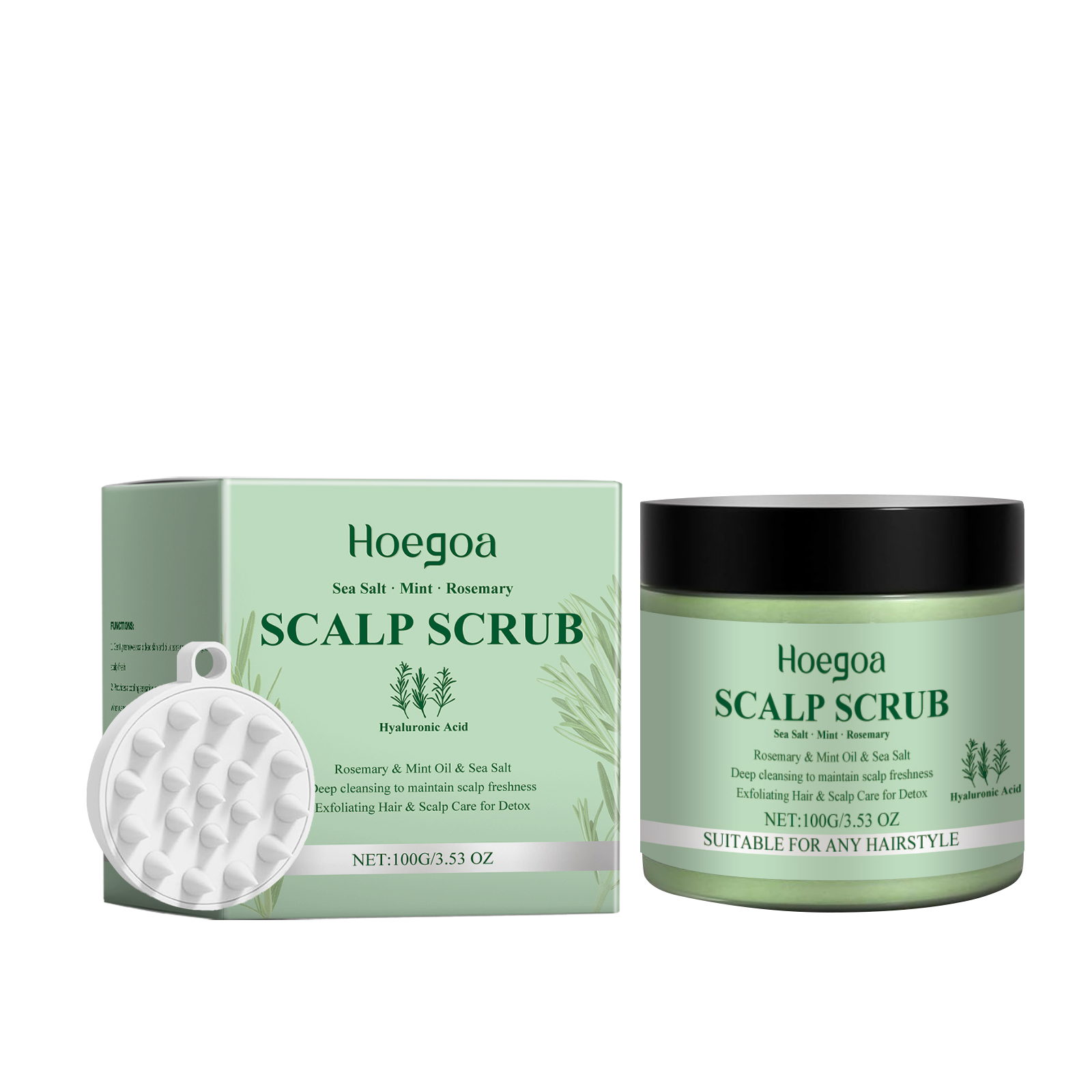 Rosemary Hair Care Scrub Cream - đánh giá và giá Scalp Scrub Exfoliant