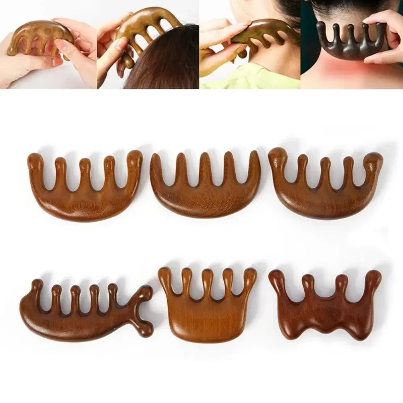 Gua Sha Massage Comb Wide Toot - đánh giá và giá Detangling Wide Comb
