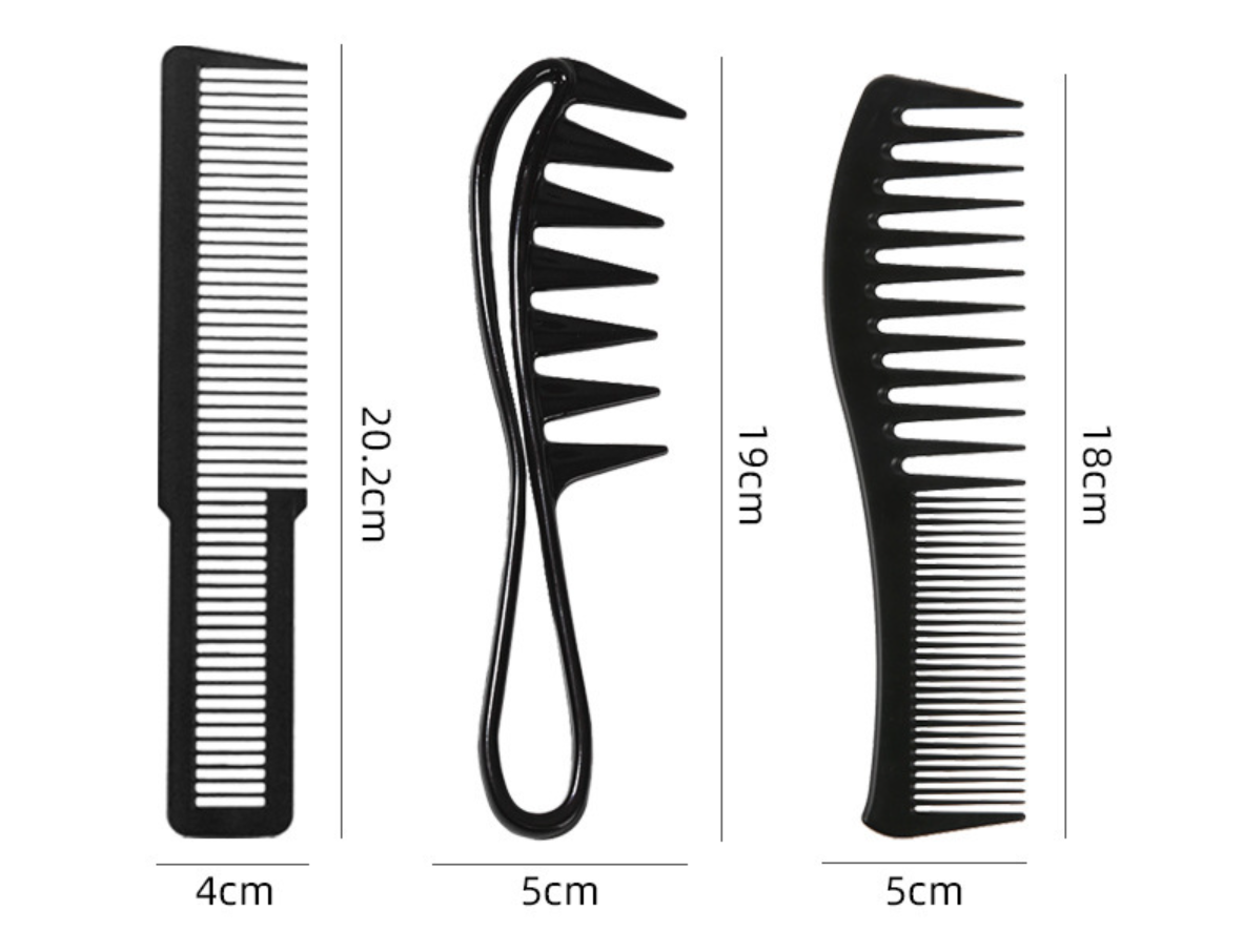 4Pcs Styling Comb Set for Men  - đánh giá và giá Detangling Wide Comb