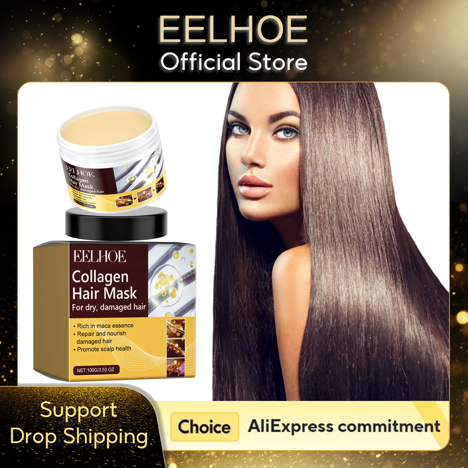 EELHOE Collagen Hair Mask Anti - đánh giá và giá Hair Care Vegan