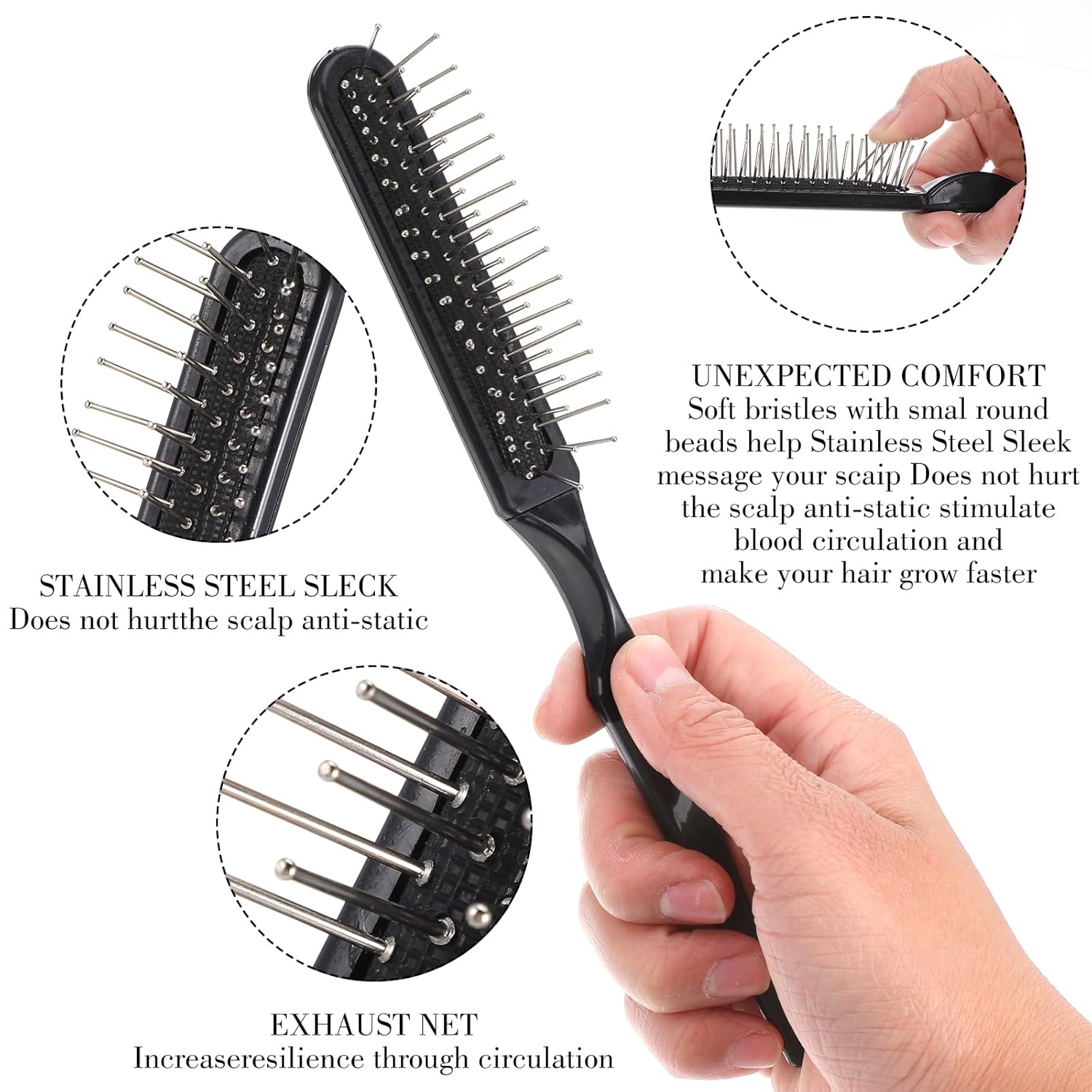 Wig Brush Set,  Loop Wig Brush - đánh giá và giá Detangling Wide Comb