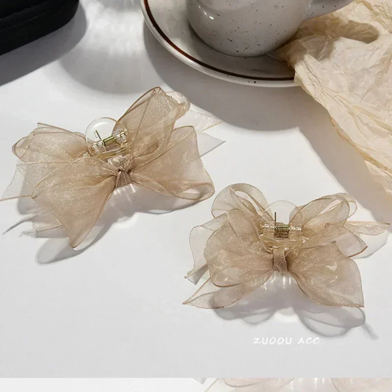 2pcs Black Matte Bowknot Mesh  - đánh giá và giá Bobby Pin Bulk