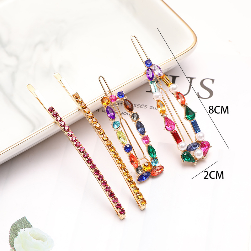 2020 Mới Nhiều Màu Pha Lê Thời - đánh giá và giá Bobby Pin Bulk