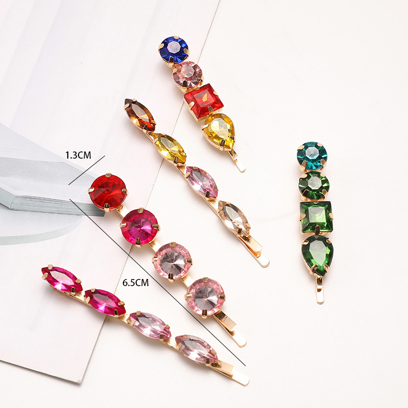 2020 Mới Nhiều Màu Pha Lê Thời - đánh giá và giá Bobby Pin Bulk