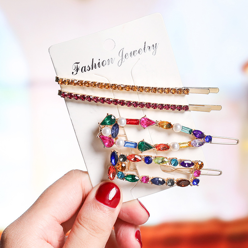 2020 Mới Nhiều Màu Pha Lê Thời - đánh giá và giá Bobby Pin Bulk