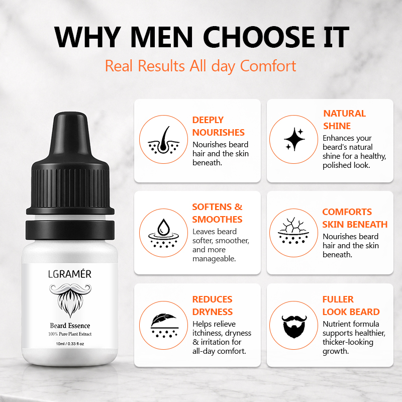 Men's Beard Growth Serum Nouri - đánh giá và giá Hair Care Lotion