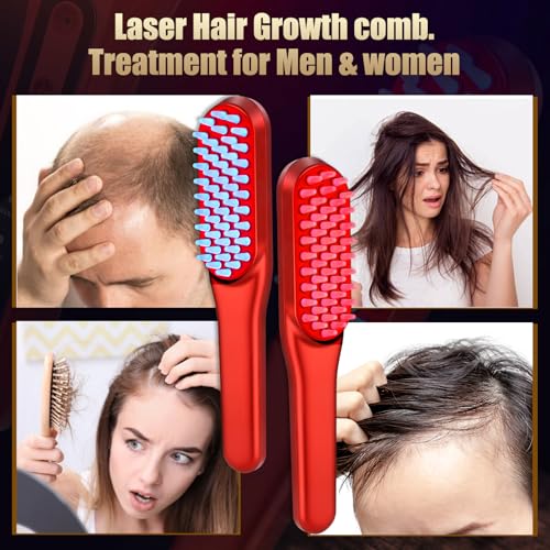 Laser Hair Growth Comb, Red Li - đánh giá và giá Hair Care Vegan