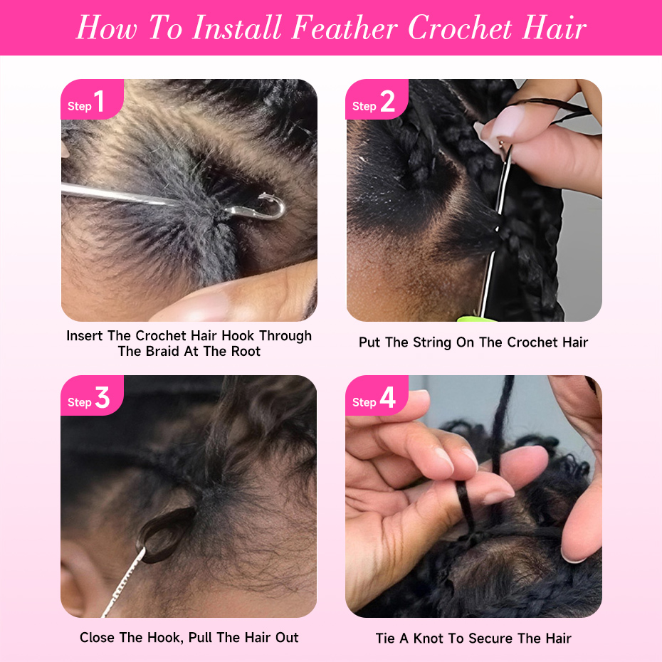 Deep Wave Feather Crochet Huma - đánh giá và giá Hair Care For Wavy Hair