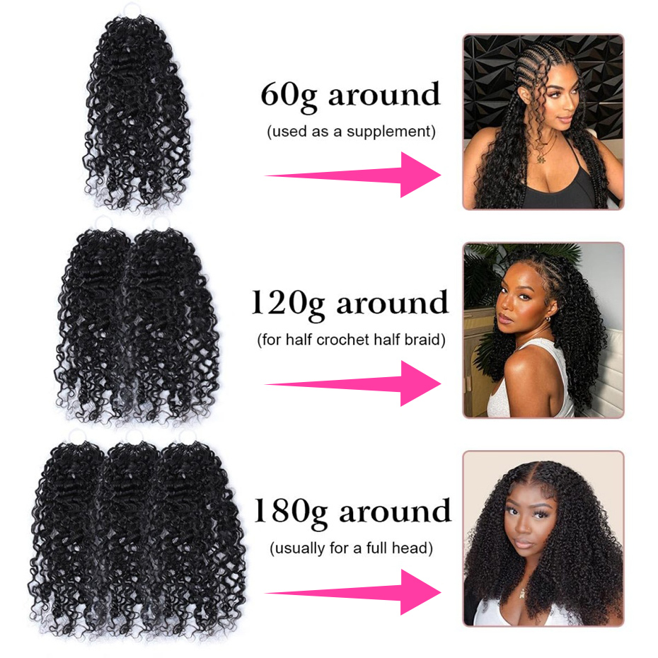 Deep Wave Feather Crochet Huma - đánh giá và giá Hair Care For Wavy Hair