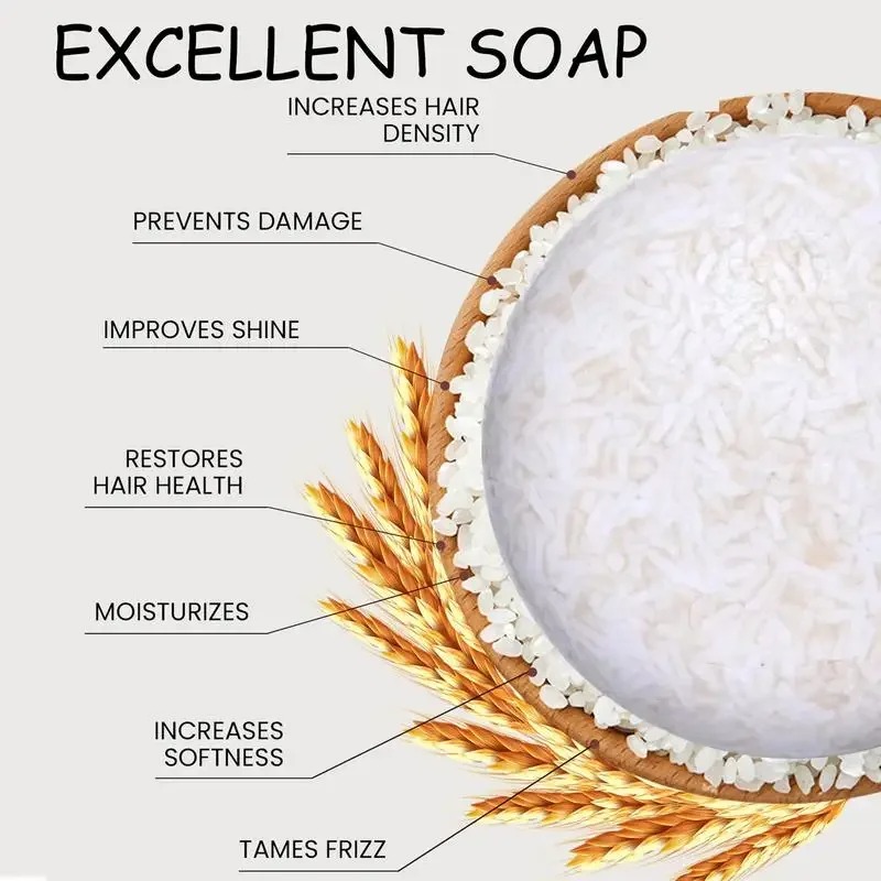 Organic Rice Shampoo Soap Bar  - đánh giá và giá Hair Care Organic
