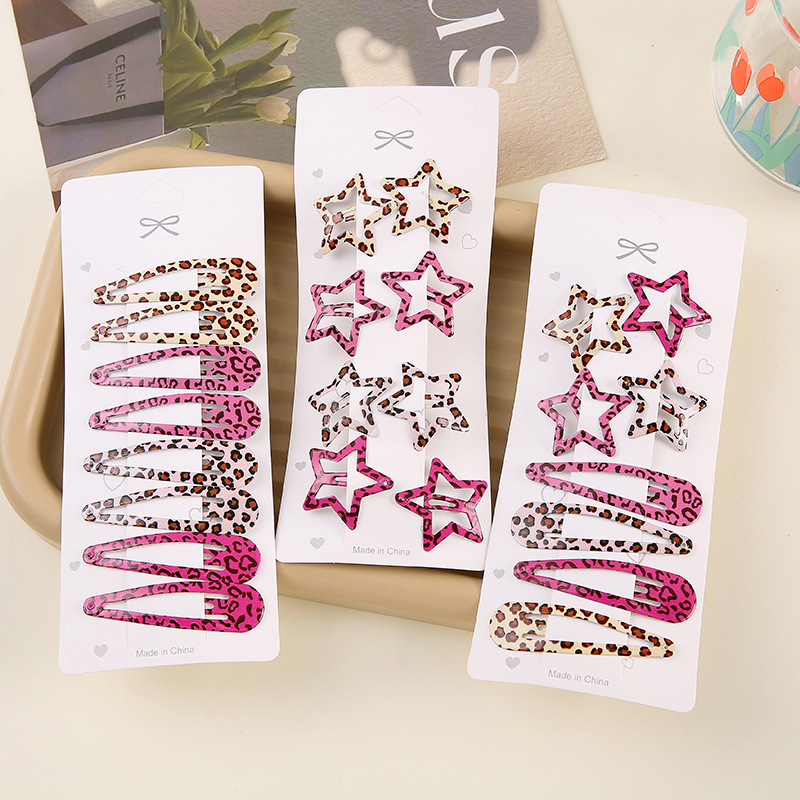 Simple Leopard Print Hairpins  - đánh giá và giá Bobby Pin Bulk