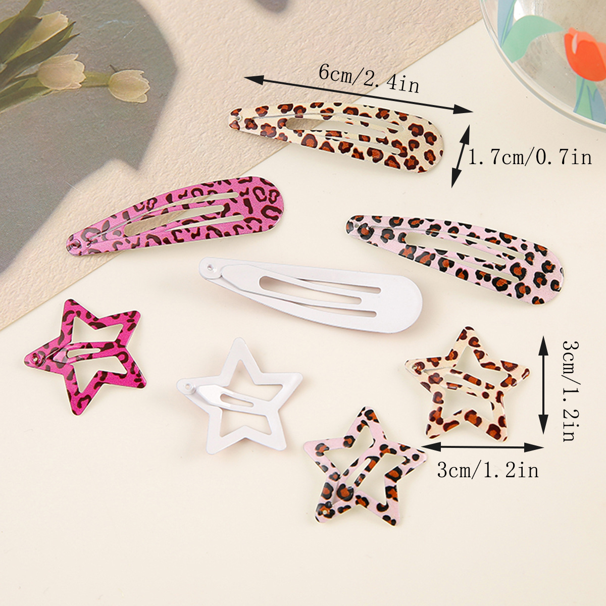 Simple Leopard Print Hairpins  - đánh giá và giá Bobby Pin Bulk