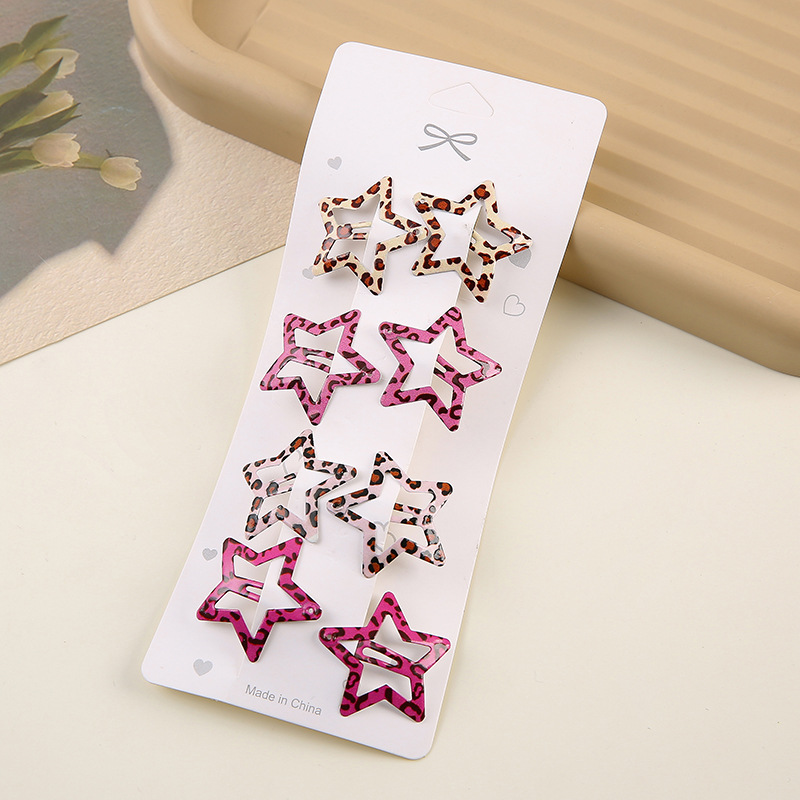 Simple Leopard Print Hairpins  - đánh giá và giá Bobby Pin Bulk