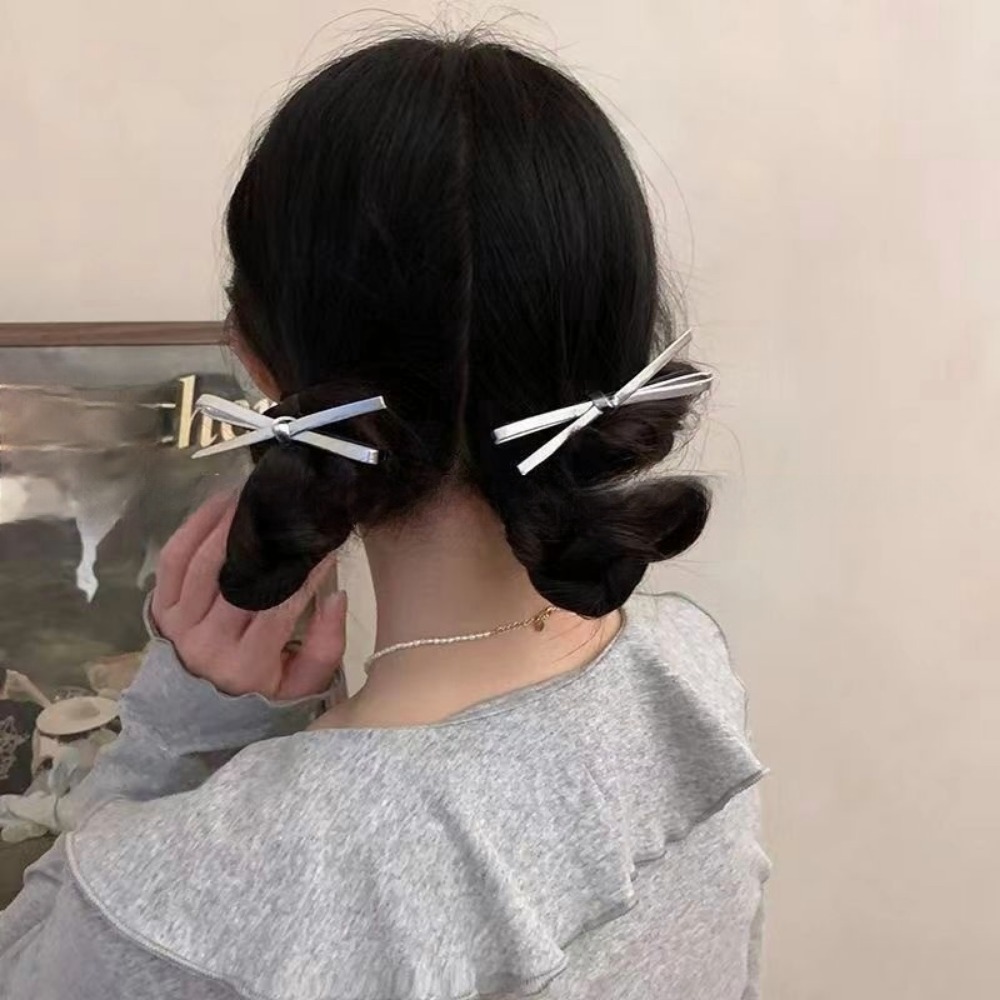 2/6pcs Korean Style PU Leather - đánh giá và giá Bobby Pin Bulk