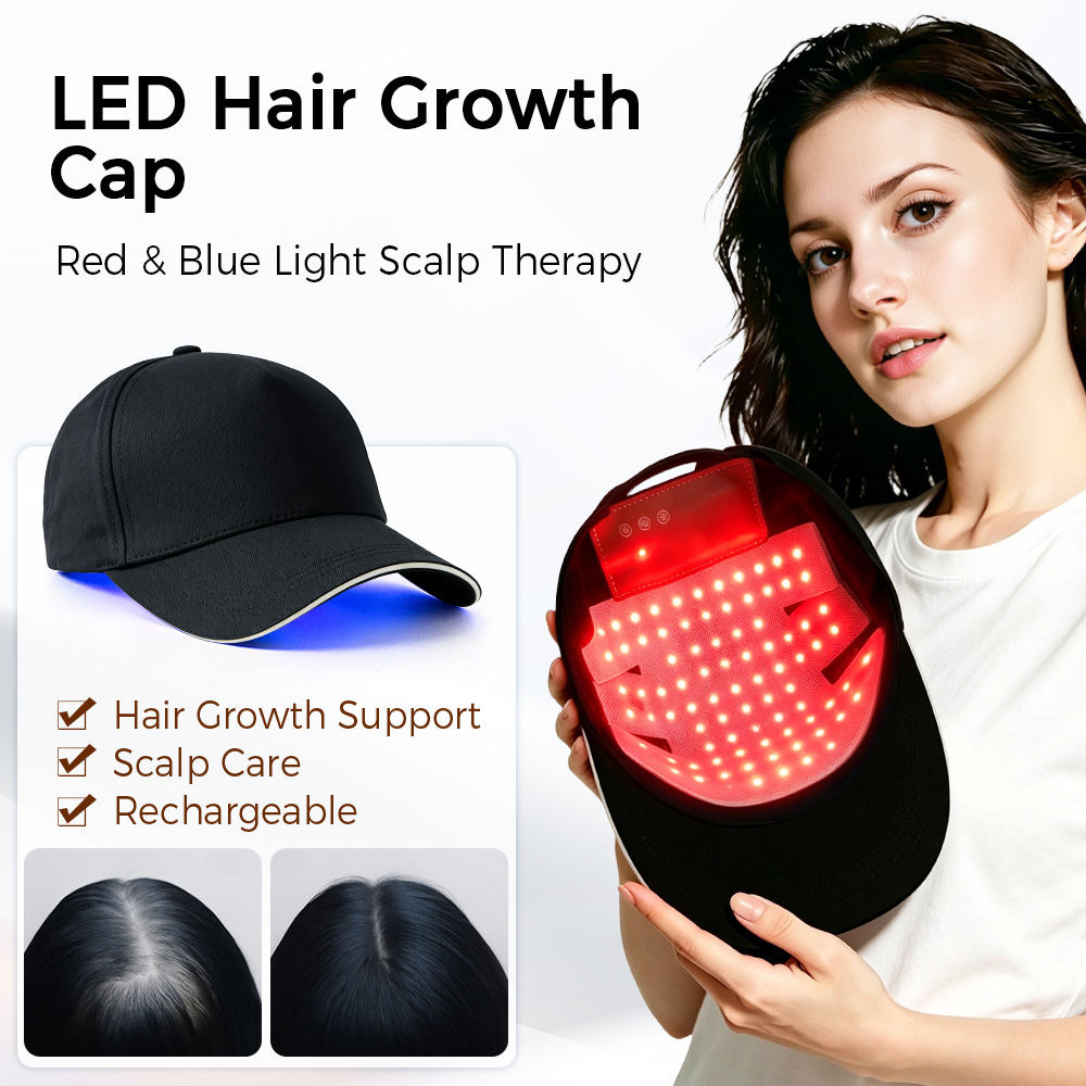 LED Hair Growth Cap Red Blue L - đánh giá và giá Hair Care Vegan