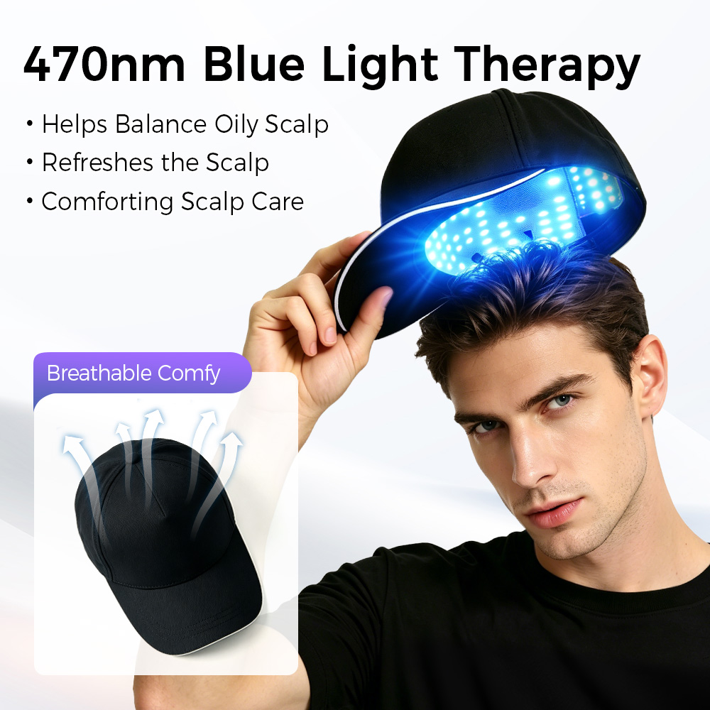 LED Hair Growth Cap Red Blue L - đánh giá và giá Hair Care Vegan