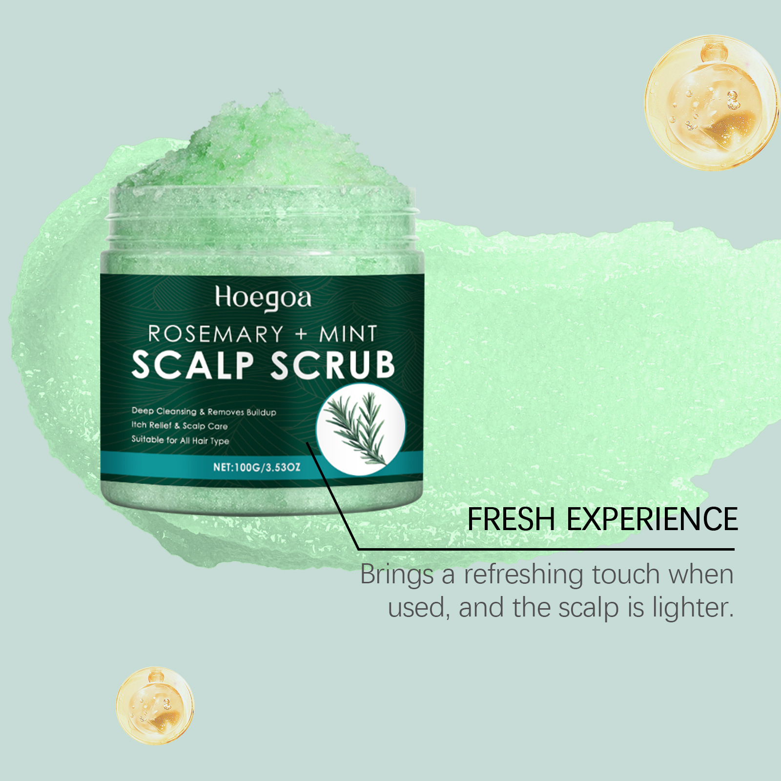 Rosemary Scalp Scrub with Mass - đánh giá và giá Scalp Scrub Exfoliant