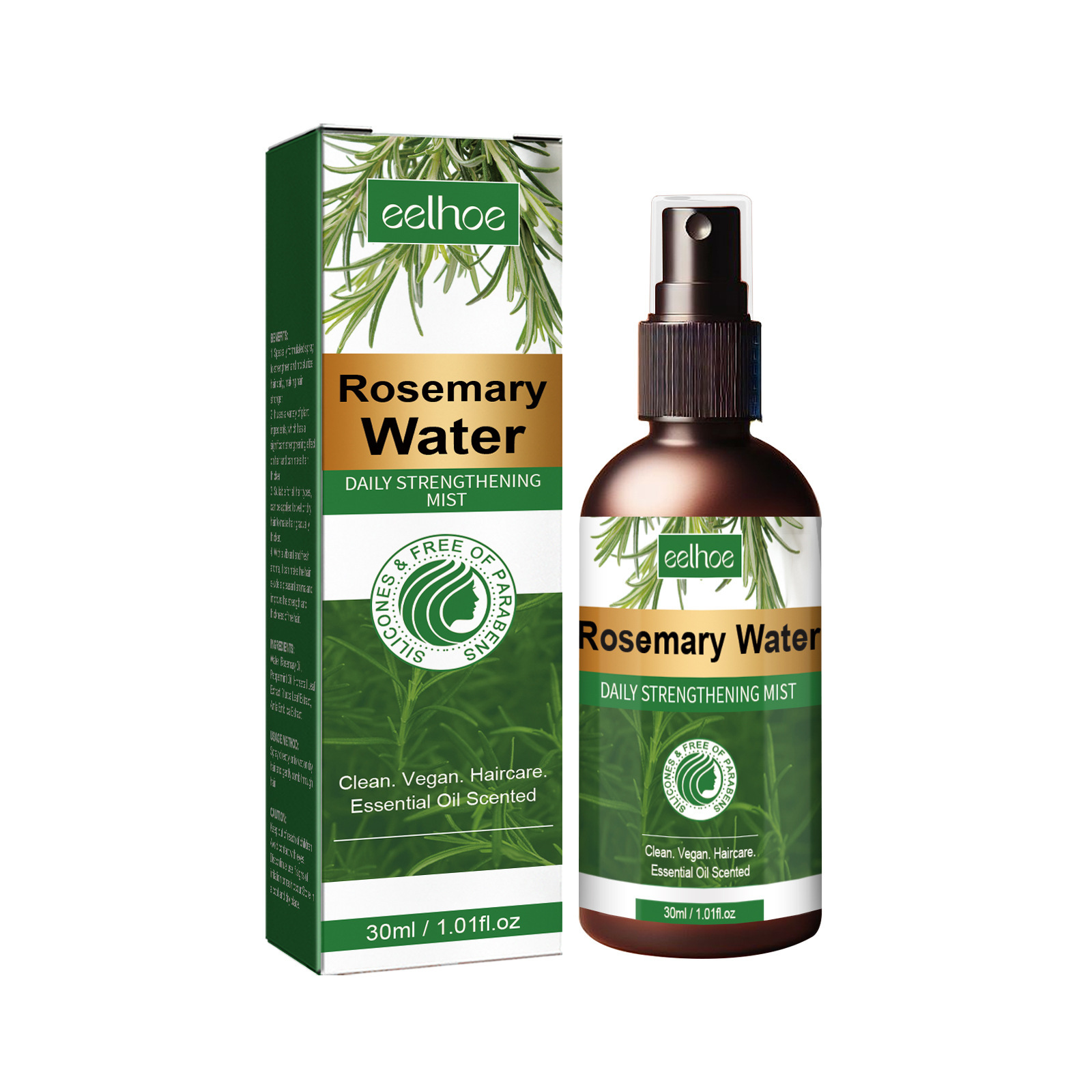 Rosemary Spray for Hair Nouris - đánh giá và giá Hair Care Organic