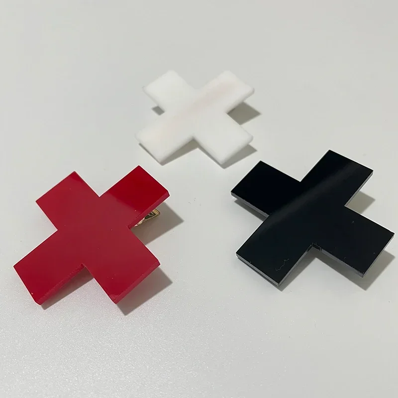 Y2K Red Cross Hair Clip Punk G - đánh giá và giá Bobby Pin Bulk